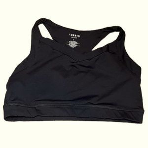 Womens Torrid Active Sports Bra Size 1 Black  is equivalent to 1x or a 14-